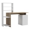 230 000056 12 Professional work corner desk Armadi pakoworld sonoma-white 180x80x75cmOffice furniture > Professional desk