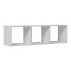 230 000059 8 Divar pakoworld wall shelf in grey color 60x14.5x1.8cmIndoor furniture > Wall shelves