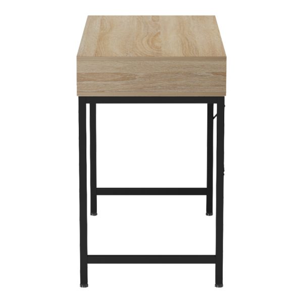 230 000063 4 4 Office desk Kama pakoworld in sonoma-grey color with black metallic legs 95x48x76cmOffice furniture > Working desk
