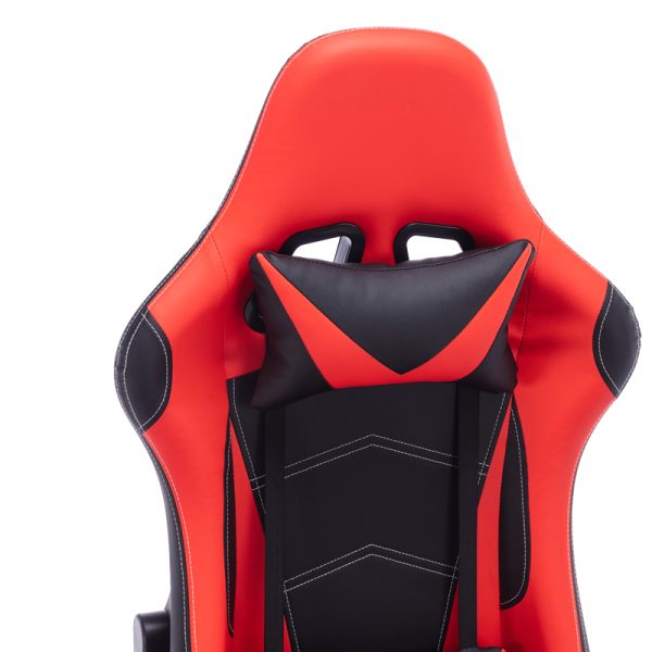 232 000011 4 4 Office Gaming chair Zeldo pakoworld pu black-red 66x56x135cmSPRING OFFERS
