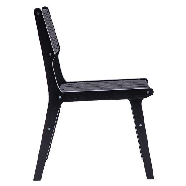 236 000009 2 4 Chair Ridley pakoworld wood-pu blackEASTER OFFERS