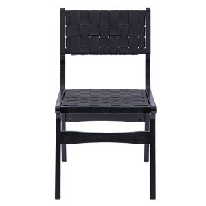 236 000009 3 4 Chair Ridley pakoworld wood-pu blackEASTER OFFERS
