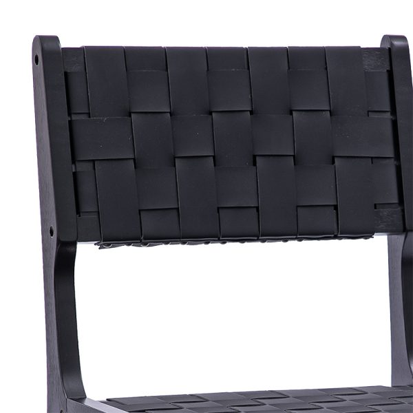 236 000009 4 4 Chair Ridley pakoworld wood-pu blackEASTER OFFERS
