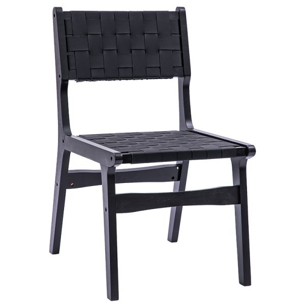 236 000009 7 Chair Ridley pakoworld wood-pu blackEASTER OFFERS