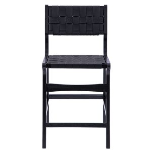 236 000011 3 2 Bar stool Ridley pakoworld wood-pu blackSPRING OFFERS