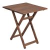 237 000008 6 Director's armchair frame Retto pakoworld solid beech walnut - PVC cypress greenOutdoor furniture > Garden armchairs