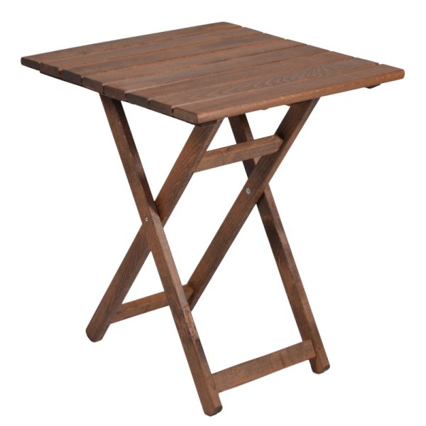 237 000008 6 Table Retto pakoworld beech walnut impregnation 60x60x73cmOutdoor furniture > Garden dining sets