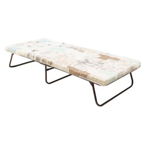 243 000011 11 Bed single Xander pakoworld metal with slats 10cm mattress 182x80cm.Indoor furniture > Beds