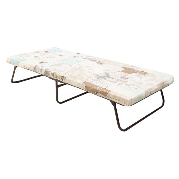 243 000011 11 Bed single Xander pakoworld metal with slats 10cm mattress 182x80cm.Indoor furniture > Beds