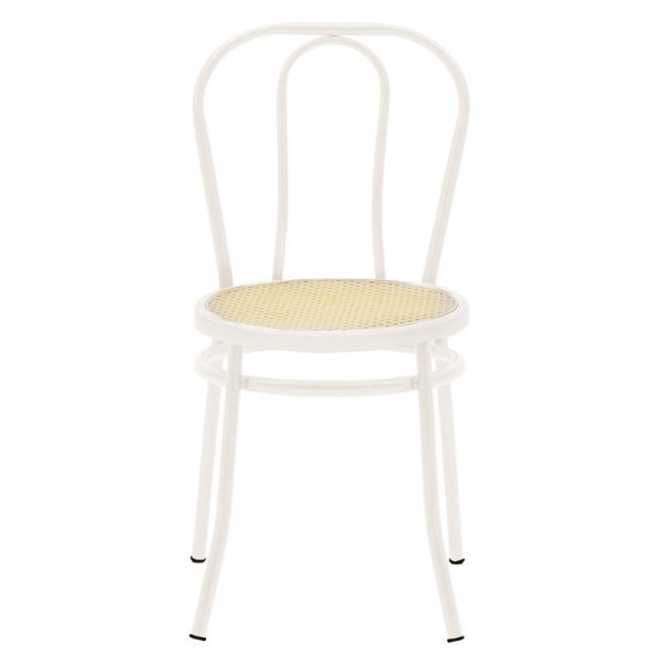243 000027 3 2 Vienna chair pakoworld pe rattan beige-metal ecruIndoor furniture > Chairs