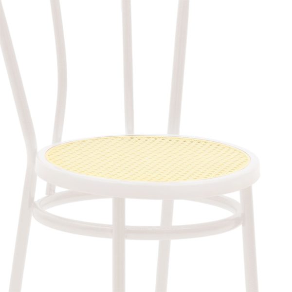 243 000027 4 2 Vienna chair pakoworld pe rattan beige-metal ecruIndoor furniture > Chairs