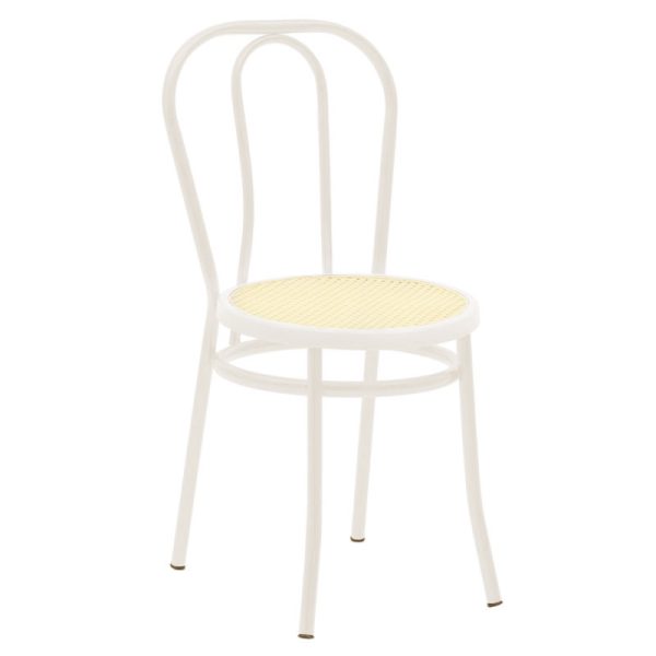 243 000027 5 Vienna chair pakoworld pe rattan beige-metal ecruIndoor furniture > Chairs