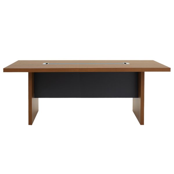 246 000008 2 11 Professional conference table Oscar pakoworld 5cm walnut-anthracite 240x120x76cmOffice furniture > Conference tables