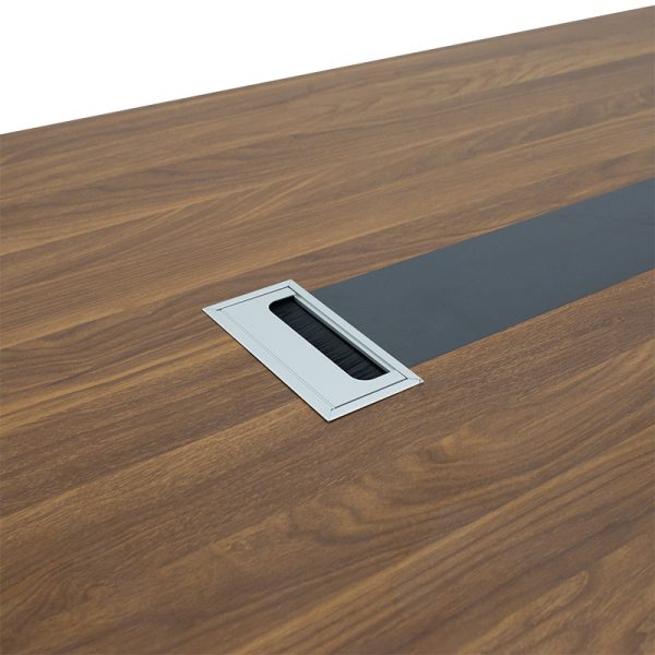 246 000008 4 11 Professional conference table Oscar pakoworld 5cm walnut-anthracite 240x120x76cmOffice furniture > Conference tables