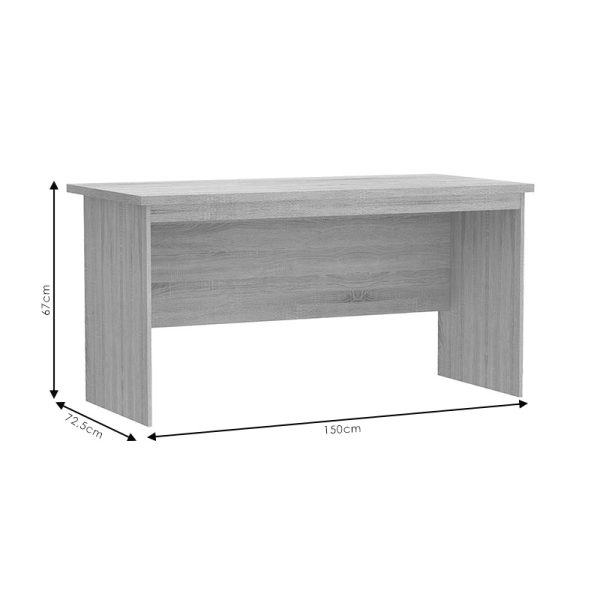 248 000001 2 8 Commercial desk Payton pakoworld sonoma 150x72.5x76cmOffice furniture > Working desk