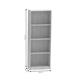 248 000003 2 9 Bookcase Presley pakoworld sonoma 60x30x167cmIndoor furniture > Bookshelves