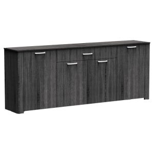248 000008 8 Buffet Kinley pakoworld grey-wenge 210x40x82cmIndoor furniture > Buffets