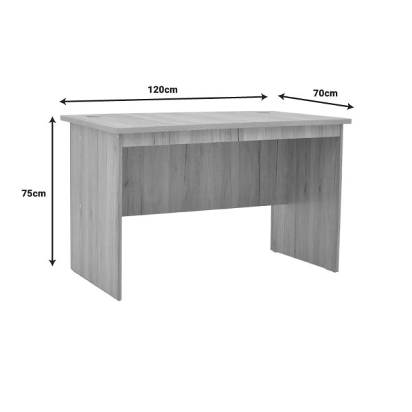 248 000013 4 5 Work desk Anze pakoworld natural melamine 120x70x75cmOffice furniture > Working desk