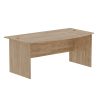 248 000014 10 Computer desk-bookcase Novelty pakoworld grey-oak 120x55x182cmOffice furniture > Working desk
