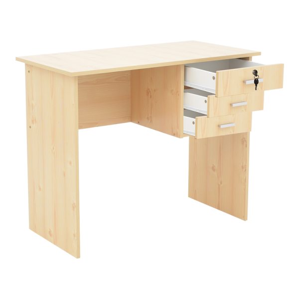 249 000010 2 7 Work desk-chest of drawers Sophia pakoworld natural 116x57x72cmOffice furniture > Working desk