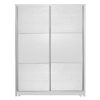 249 000019 7 Wardrobe Zelia pakoworld with 2 doors and drawers in white color 79x42x180cmIndoor furniture > Wardrobes
