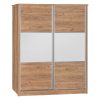 249 000020 12 Wardrobe with 2 sliding doors Griffin pakoworld in wenge eo colour 121x56.5x180.5cmIndoor furniture > Wardrobes