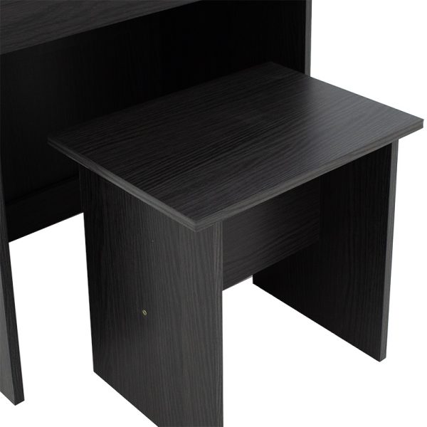 249 000027 4 6 Dressing table with mirror Zelia pakoworld in wenge eo colour 60x40.5x151cmIndoor furniture > Drawers-consoles