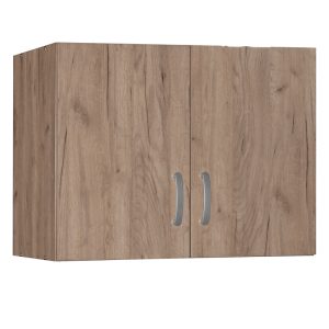 249 000045 3 6 2 door wardrope and cabinet Zelia pakoworld natural 79x42x240cmIndoor furniture > Wardrobes