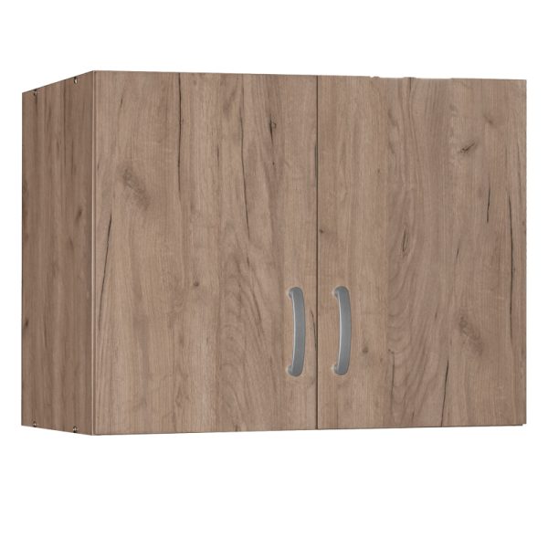 249 000045 3 6 2 door wardrope and cabinet Zelia pakoworld natural 79x42x240cmIndoor furniture > Wardrobes