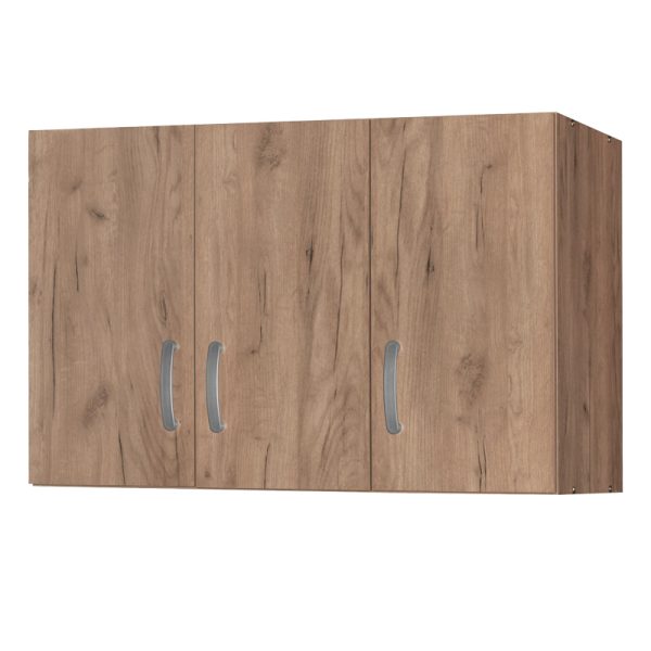 249 000048 3 6 3 door wardrope and cabinet Zelia pakoworld natural 90x42x240cmIndoor furniture > Wardrobes