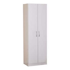 249 000056 17 2 doors wardrobe Jonar pakoworld white color melamine 60x42x180cmIndoor furniture > Wardrobes