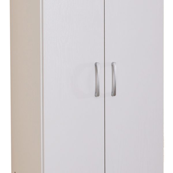 249 000056 2 15 2 doors wardrobe Jonar pakoworld white color melamine 60x42x180cmIndoor furniture > Wardrobes