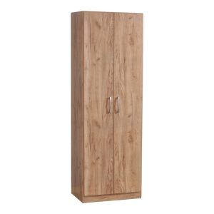 249 000057 13 2 doors wardrobe Jonar pakoworld oak melamine 60x42x180cmIndoor furniture > Wardrobes
