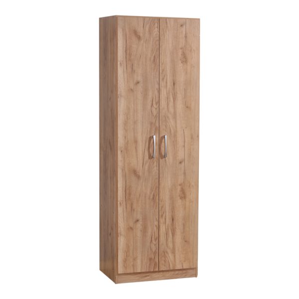 249 000057 13 2 doors wardrobe Jonar pakoworld oak melamine 60x42x180cmIndoor furniture > Wardrobes