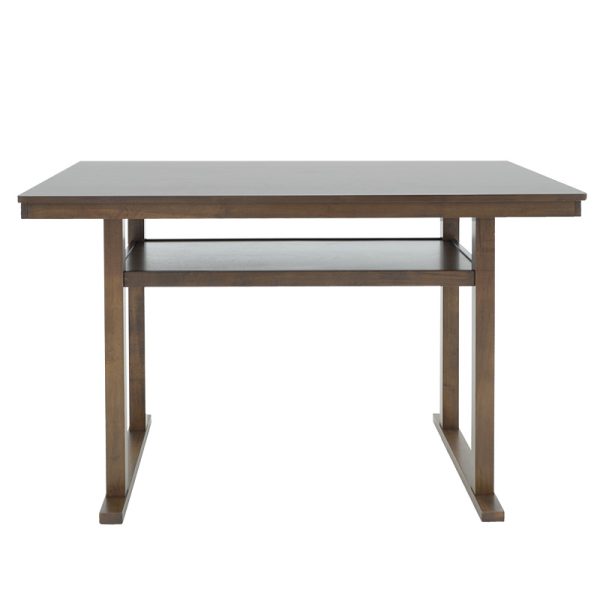 250 000001 2 5 Bar table Tenor pakoworld natural wood rubberwood-MDF walnut 150x90x91.5cmIndoor furniture > Dining Tables