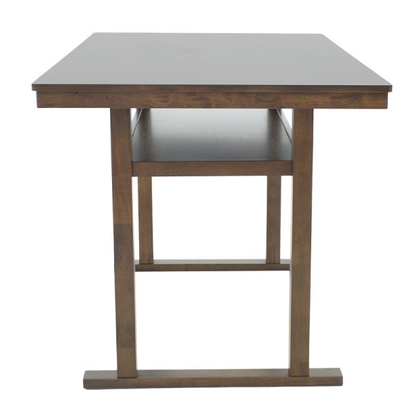 250 000001 3 5 Bar table Tenor pakoworld natural wood rubberwood-MDF walnut 150x90x91.5cmIndoor furniture > Dining Tables