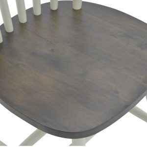 250 000006 3 2 Larus pakoworld natural wood rubberwood anthracite chair-white 50x49x90cmIndoor furniture > Chairs