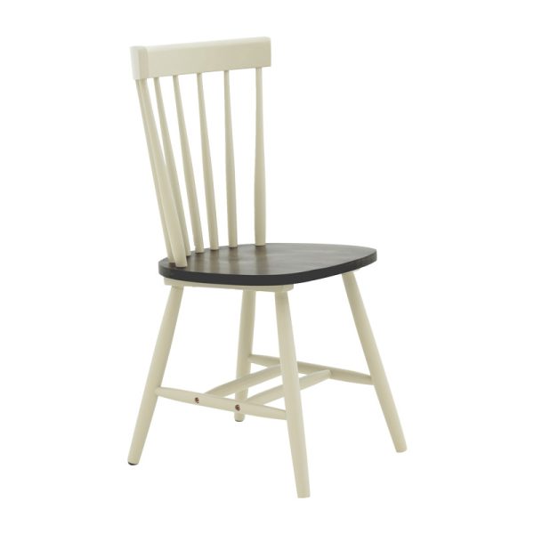 250 000006 5 Larus pakoworld natural wood rubberwood anthracite chair-white 50x49x90cmIndoor furniture > Chairs