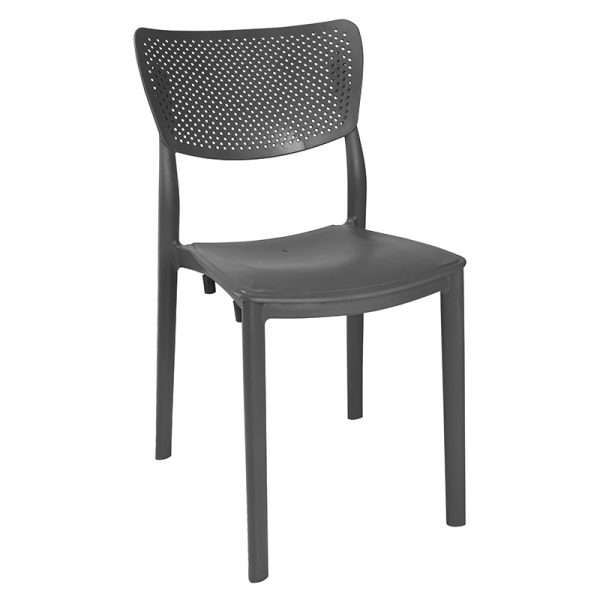 253 000014 6 Chair Ignite pakoworld PP color anthraciteOutdoor furniture > Garden chair