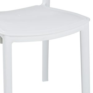 253 000016 2 2 Chair Ignite pakoworld PP color whiteOutdoor furniture > Garden chair