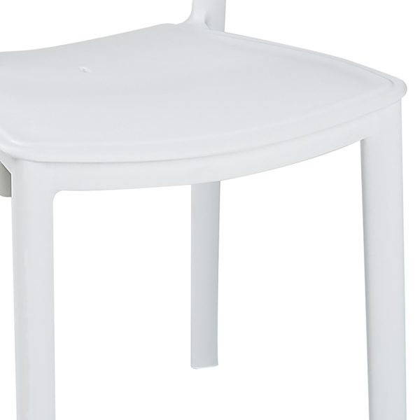 253 000016 2 2 Chair Ignite pakoworld PP color whiteOutdoor furniture > Garden chair