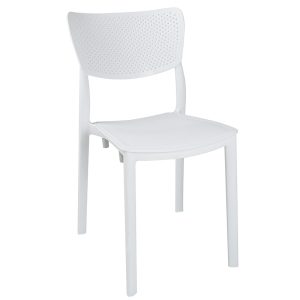 253 000016 4 Chair Ignite pakoworld PP color whiteOutdoor furniture > Garden chair