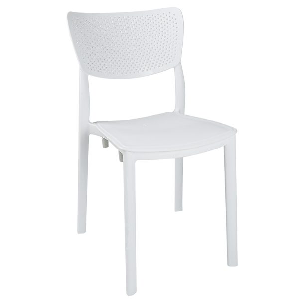 253 000016 4 Chair Ignite pakoworld PP color whiteOutdoor furniture > Garden chair