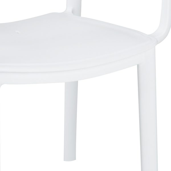 253 000019 2 5 Armchair Frontline pakoworld PP color whiteOutdoor furniture > Garden armchairs