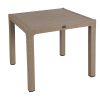 253 000032 7 Dining set Explore-Halcyon pakoworld set 3pieces PP cappuccino 90x90x73,5cmOutdoor furniture > Garden food table