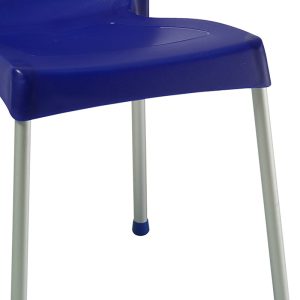 253 000038 2 3 Chair Crafted pakoworld PP color dark blue - aluminium legOutdoor furniture > Garden chair