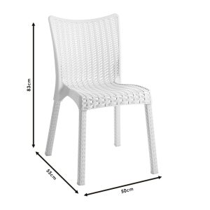 253 000042 3 7 Chair Confident pakoworld PP color cappucinoOutdoor furniture > Garden chair