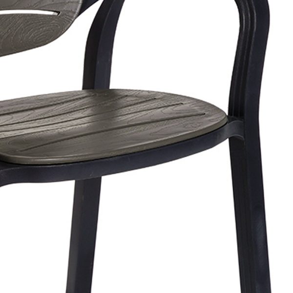253 000046 2 2 Armchair Gentle pakoworld PP color anthraciteOutdoor furniture > Garden armchairs
