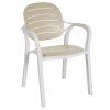 253 000047 4 Armchair Moritz pakoworld aluminum anthracite rope-grey cushionOutdoor furniture > Garden armchairs