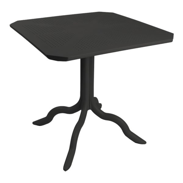 253 000116 5 Icon pakoworld PP table in anthracite color 80x80x74.5cmOutdoor furniture > Garden dining sets